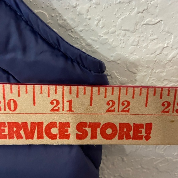 Canada Weather Gear Blue Winter Glacier Shield Puffer Vest Size Large w/pouch - Picture 10 of 11